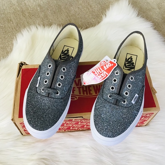 VANS Authentic Glitter Skate Shoes - Picture 4 of 4